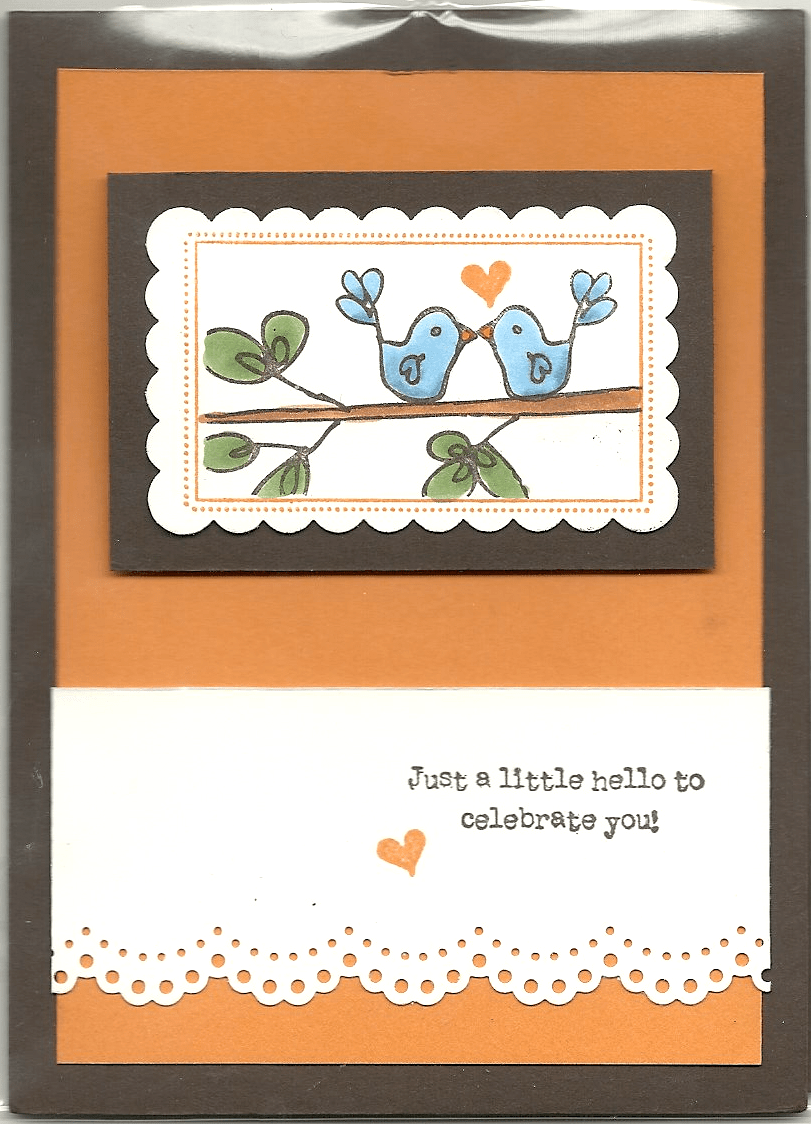 G311 KB's Branch, CC40 KB's Birds, F210 Fancy Rectangle, A190 Tiny Solid Heart, 