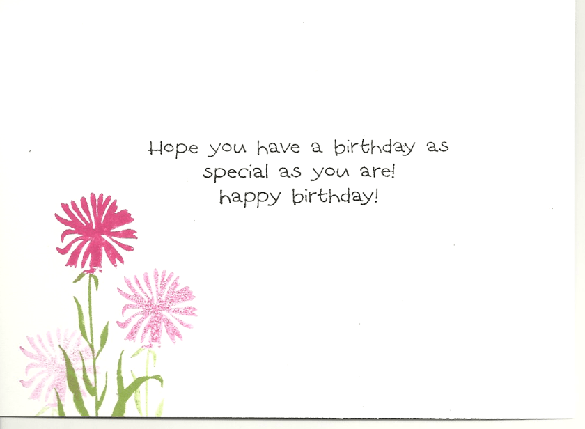 birthday flowers inside