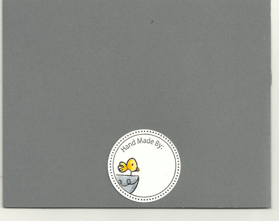 grey & yellow so tweet handmade