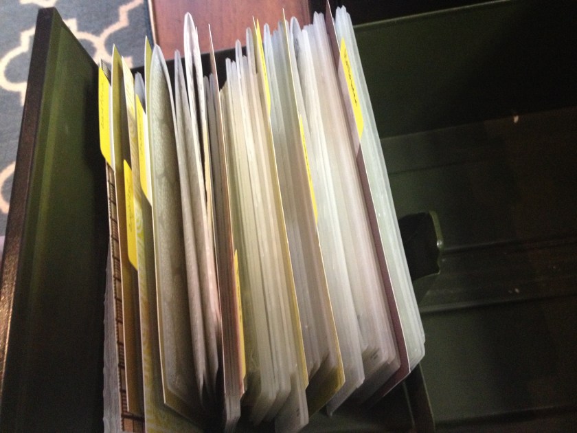 inside emboss folder